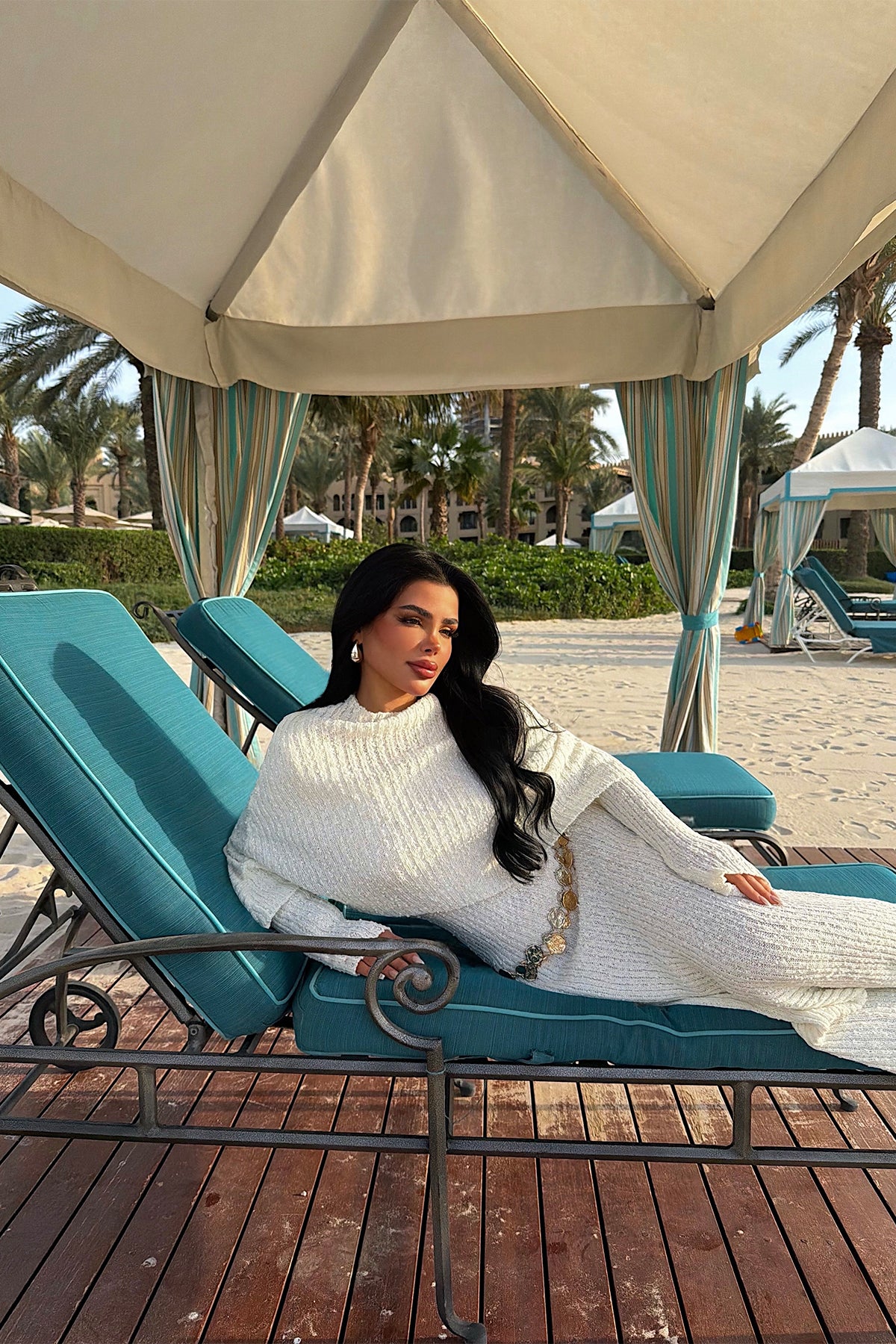 White Knitwear Dress
