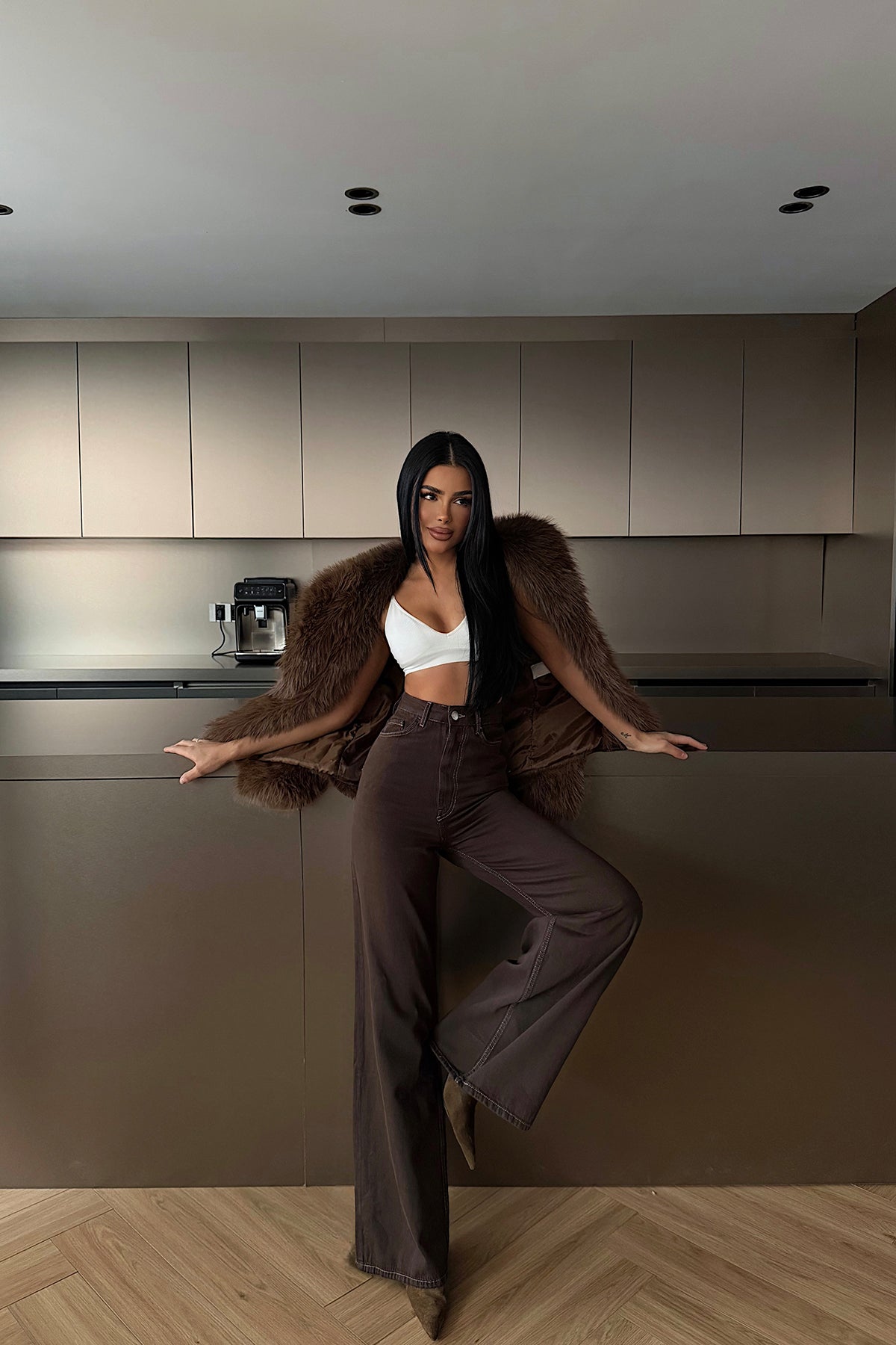 Brown Jean Trousers