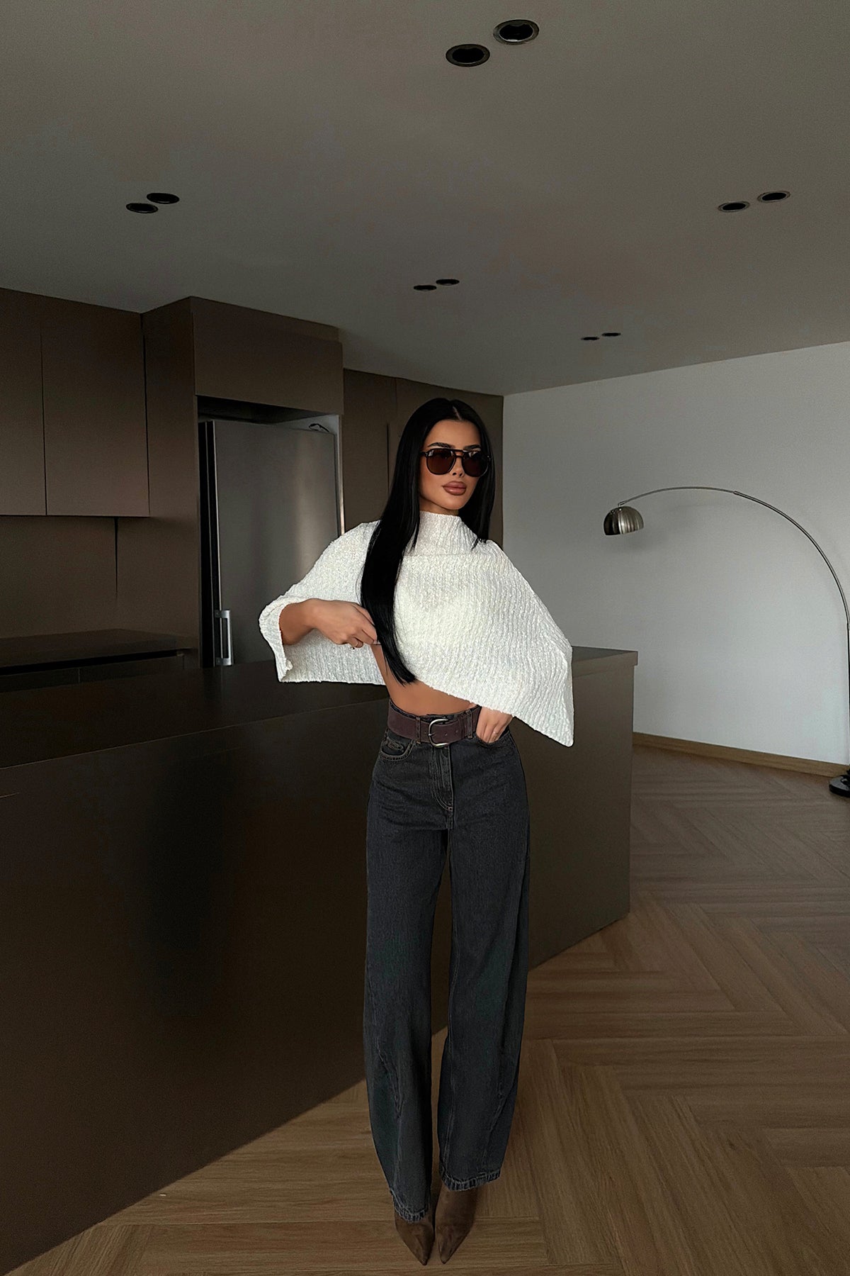 Black Relax Fit Jeans