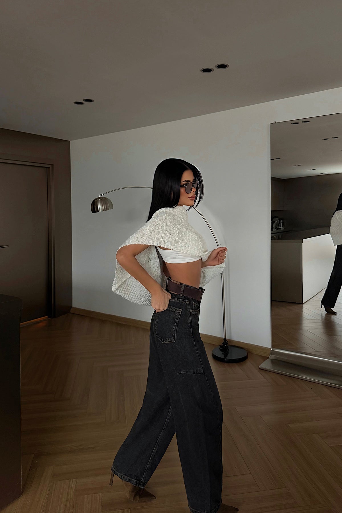 Black Relax Fit Jeans