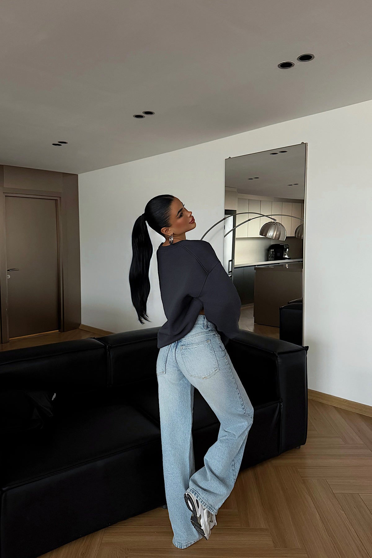 Anthracite Basic Sweatshirt