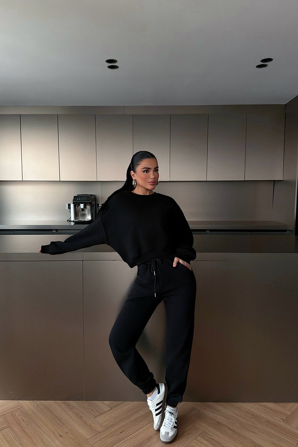 Black Basic Tracksuit