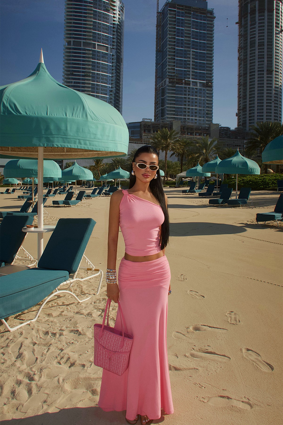 Pink Skirt Set