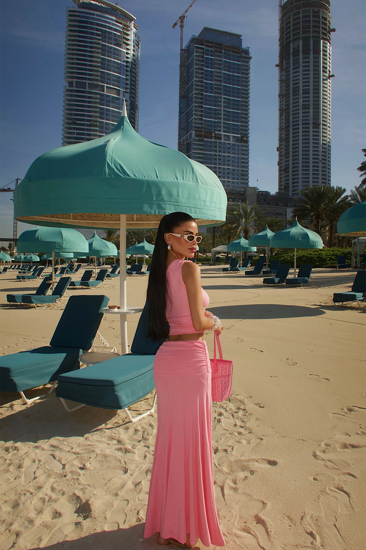 Pink Skirt Set