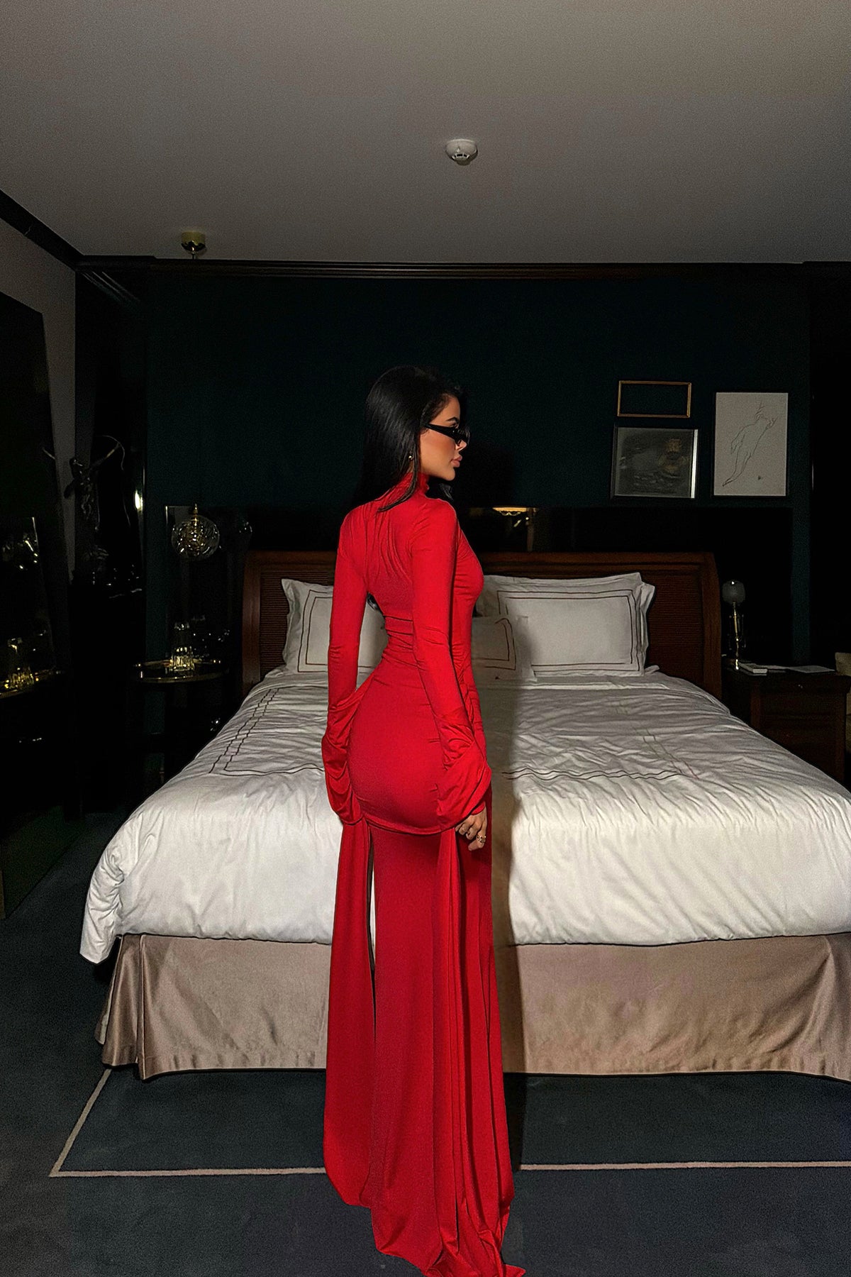 Red Long Evening Dress