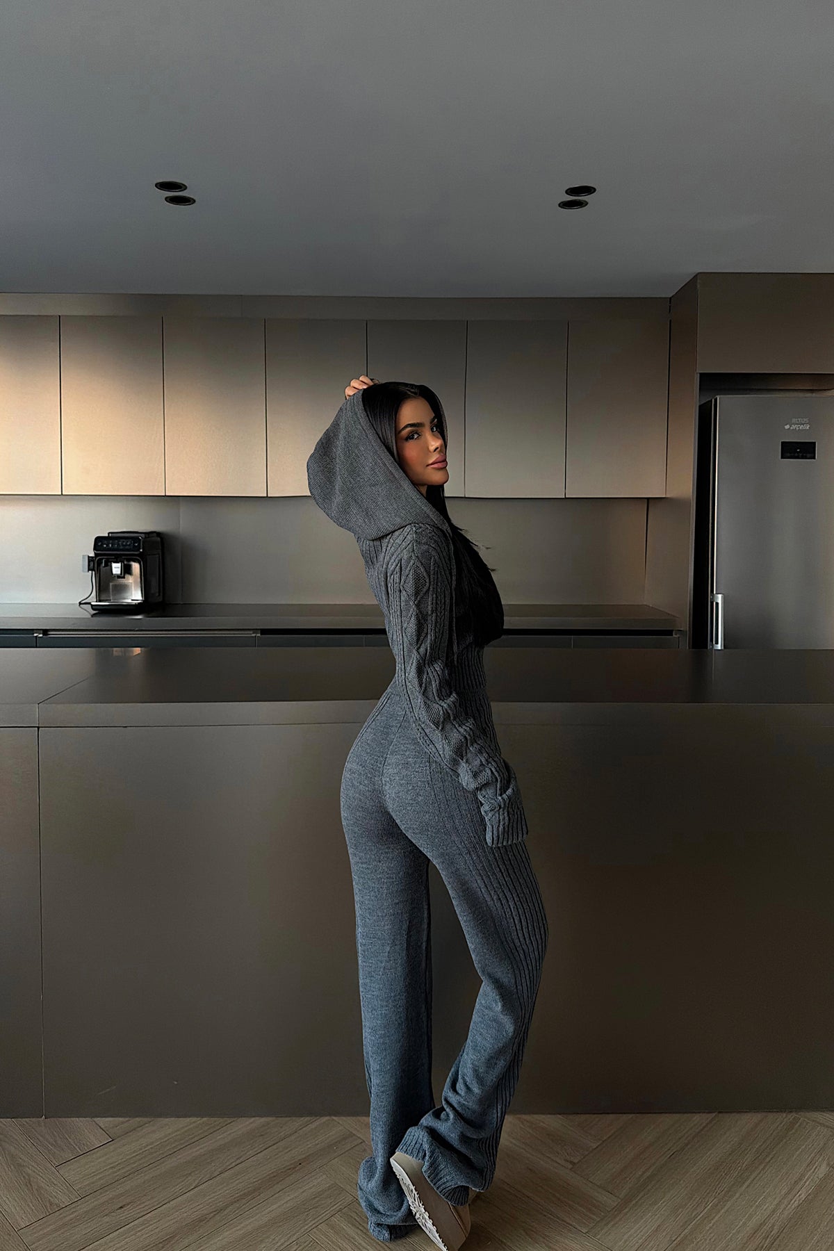 Anthracite Knit Set