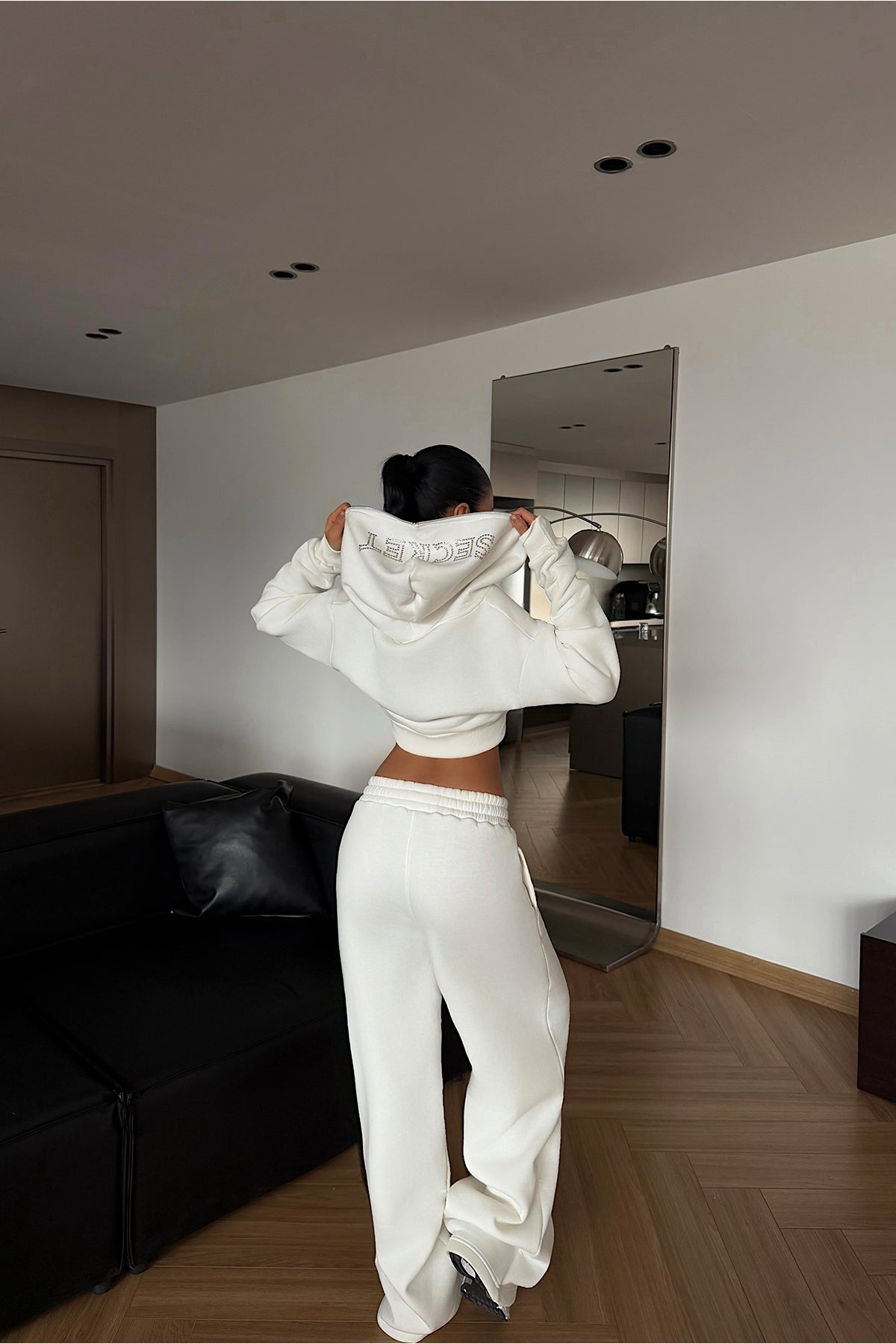 White Hooded Tracksuit