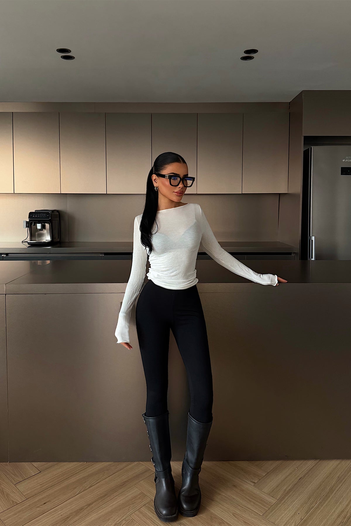 White Transparent Blouse