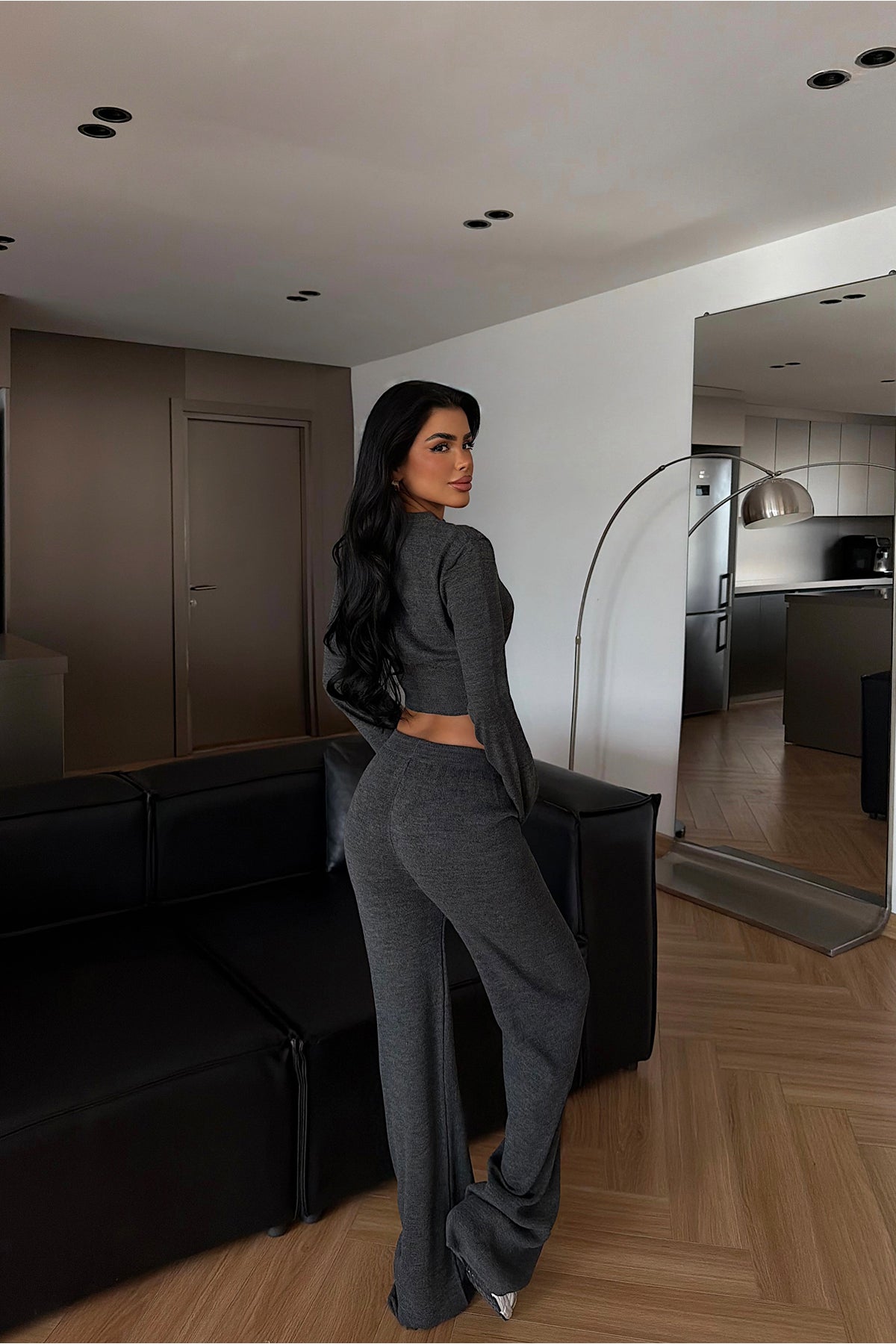 Anthracite Knit Set