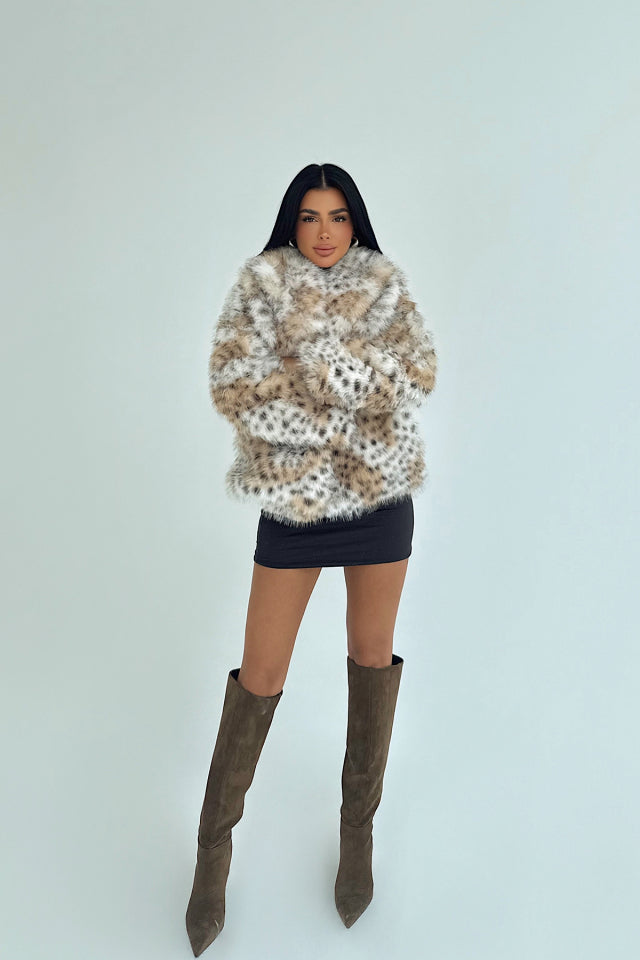 Leopar Delora Leopar Desenli Kürk 25
