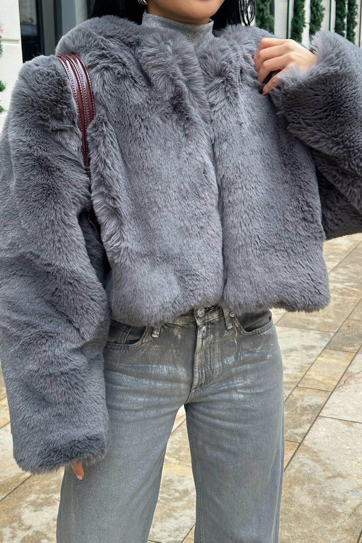 Anthracite Short Fur