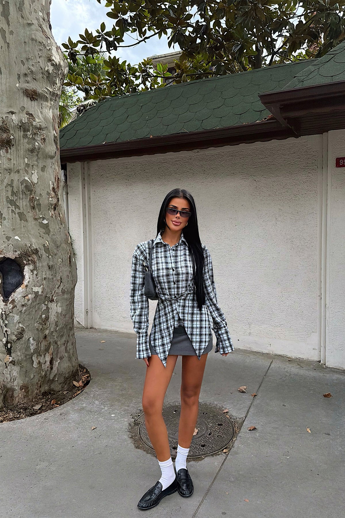 Bebe Mavisi Cut-Out Fit Gömlek 8