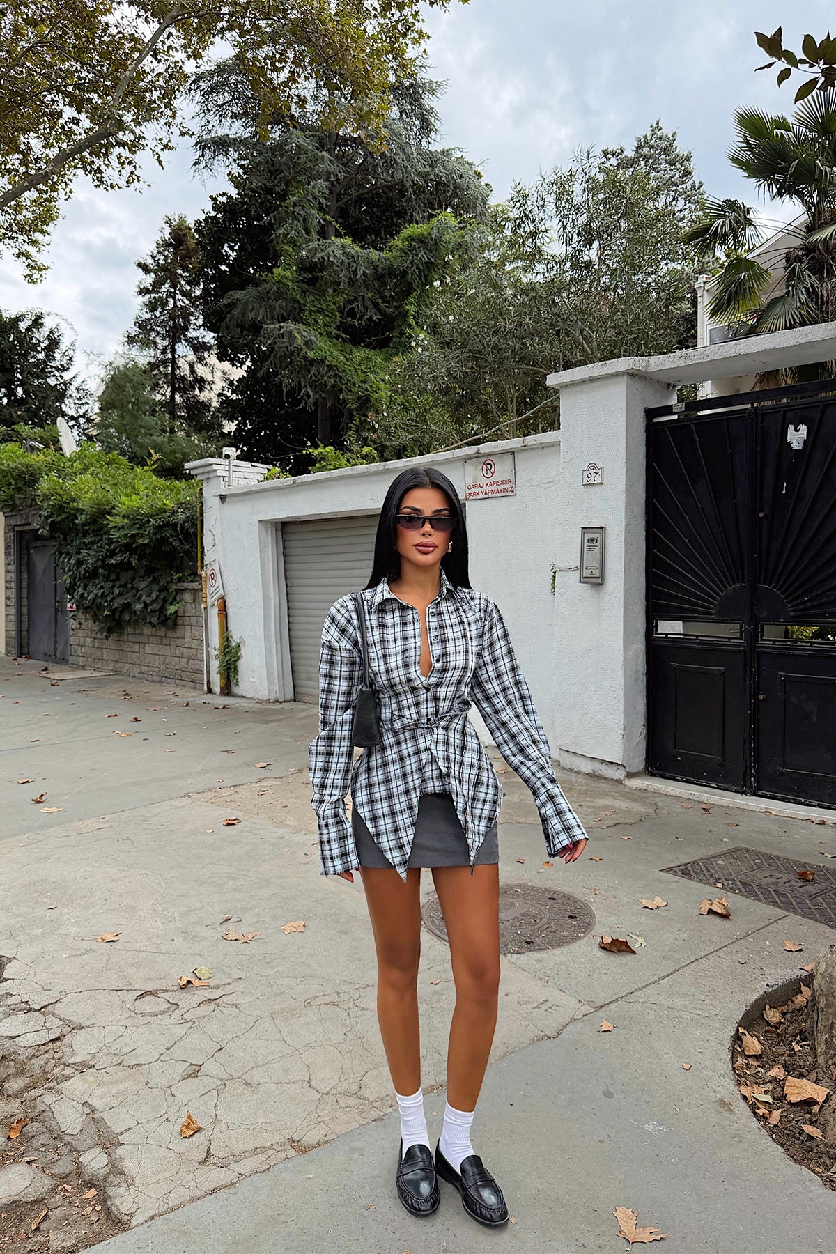 Bebe Mavisi Cut-Out Fit Gömlek 12