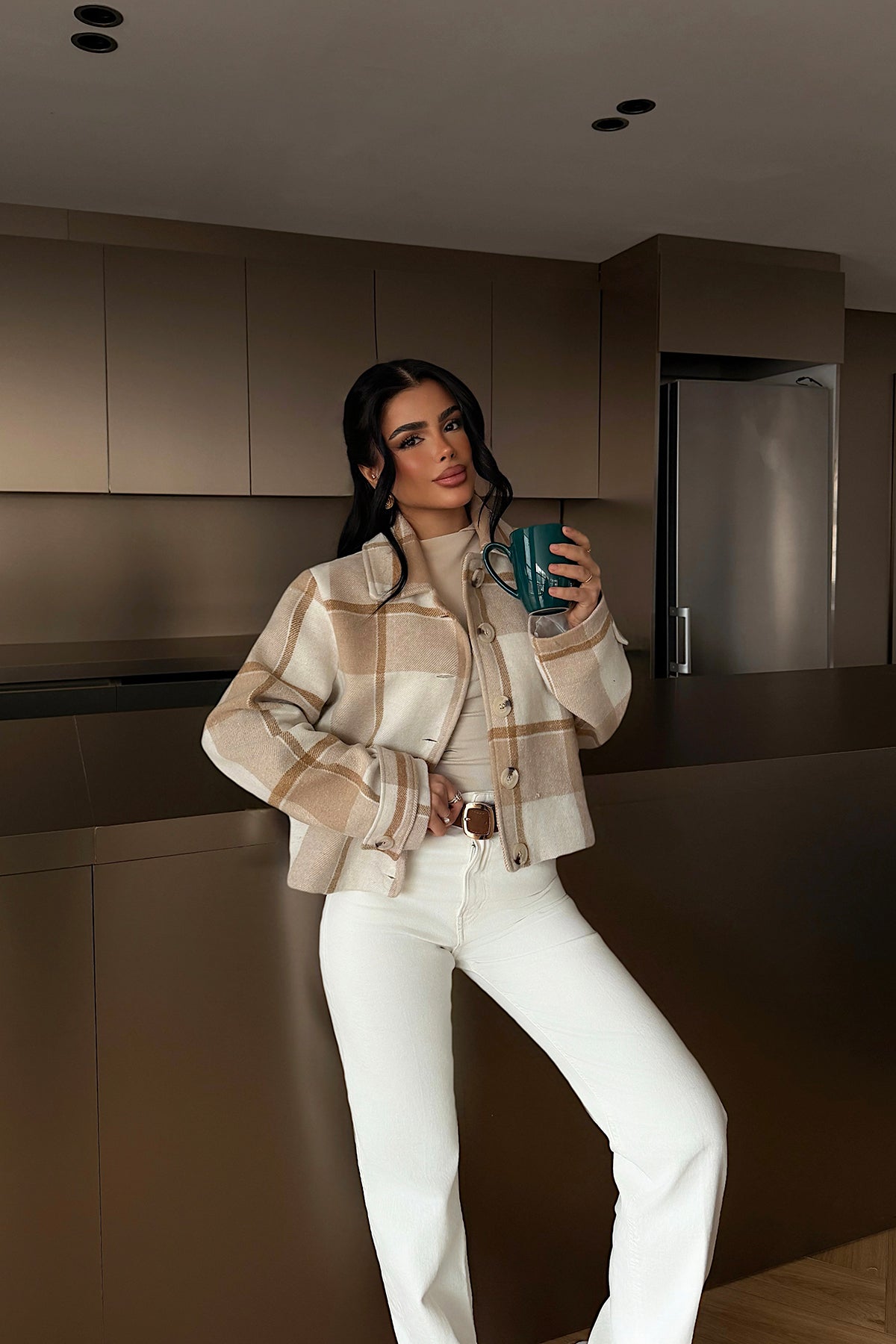 Beige Cashmere Jacket
