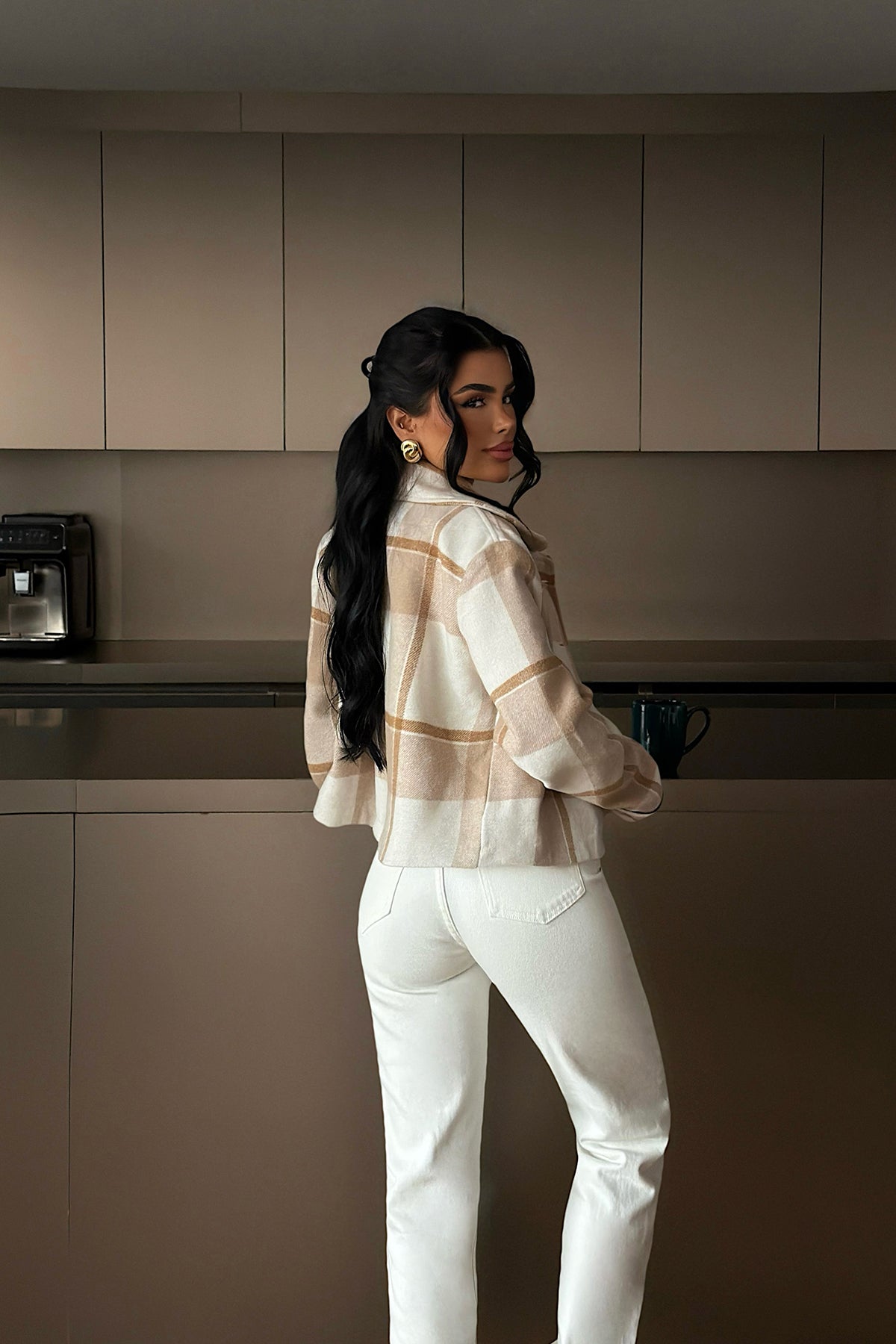 Beige Cashmere Jacket
