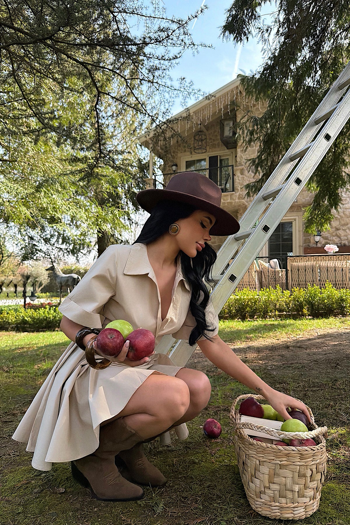 Beige Dress