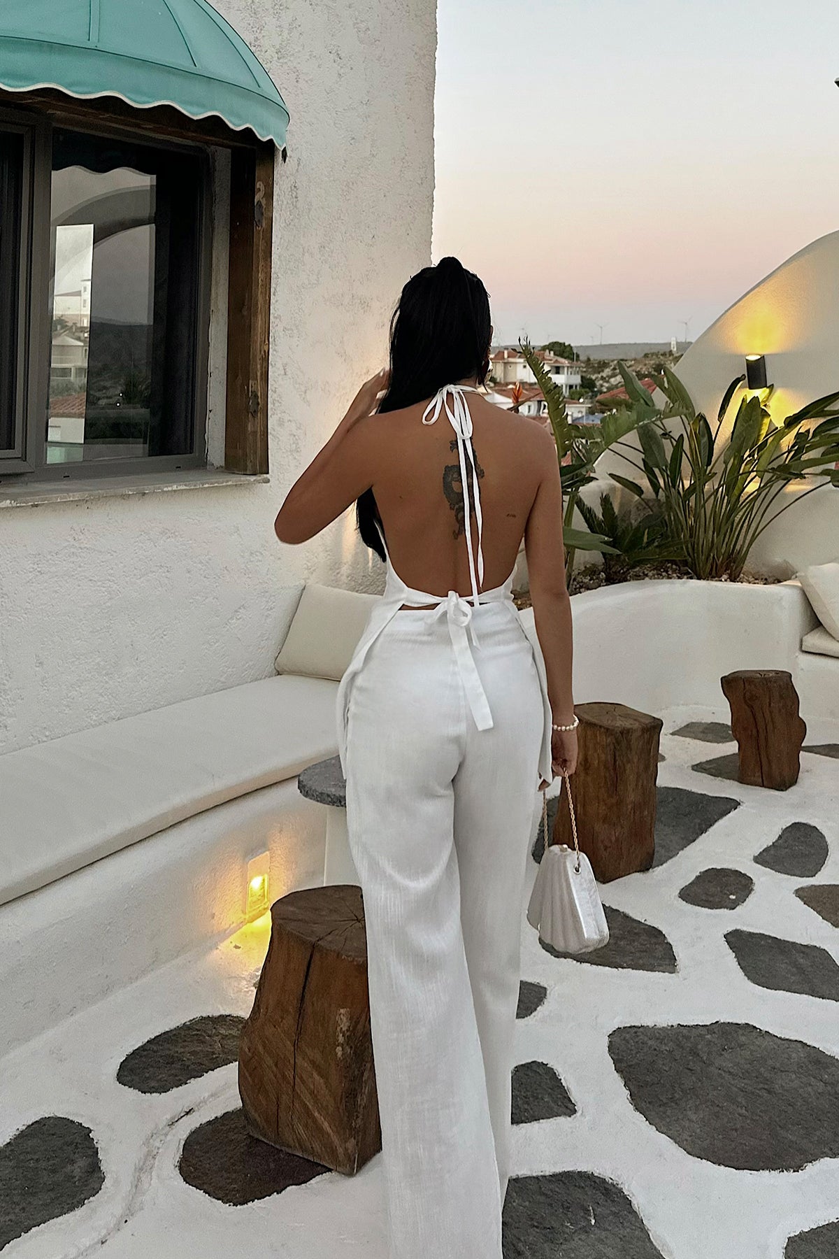 White Basic Suit