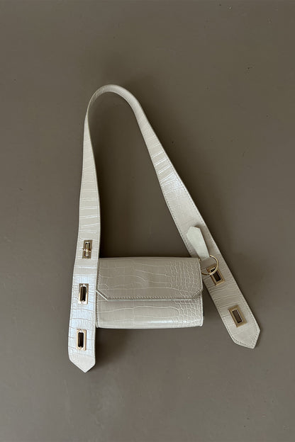 White Leather Bag