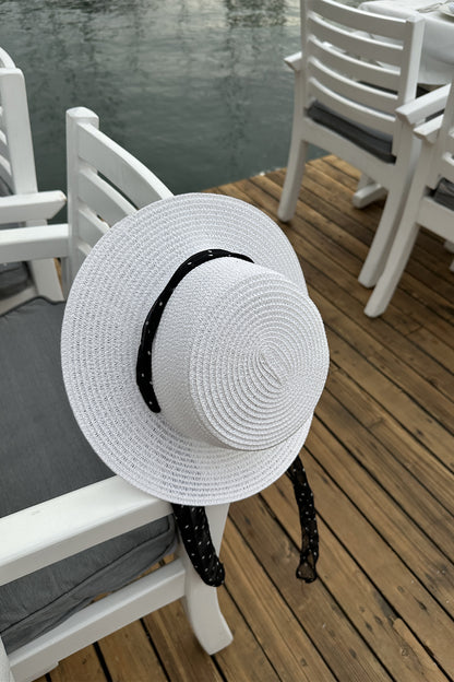 White Straw Hat