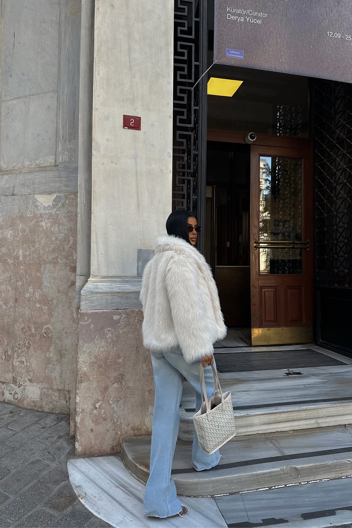 Beyaz Rufina Kısa Kürk 28
