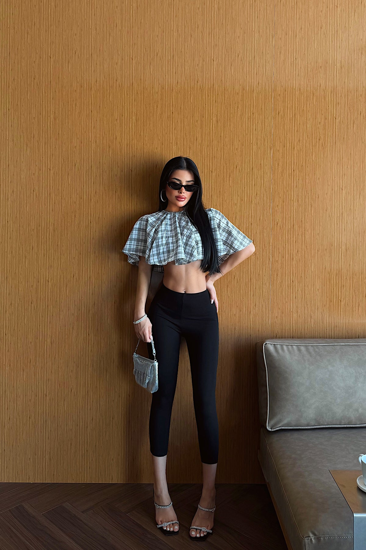 Beyaz Bahu Crop Bluz 12