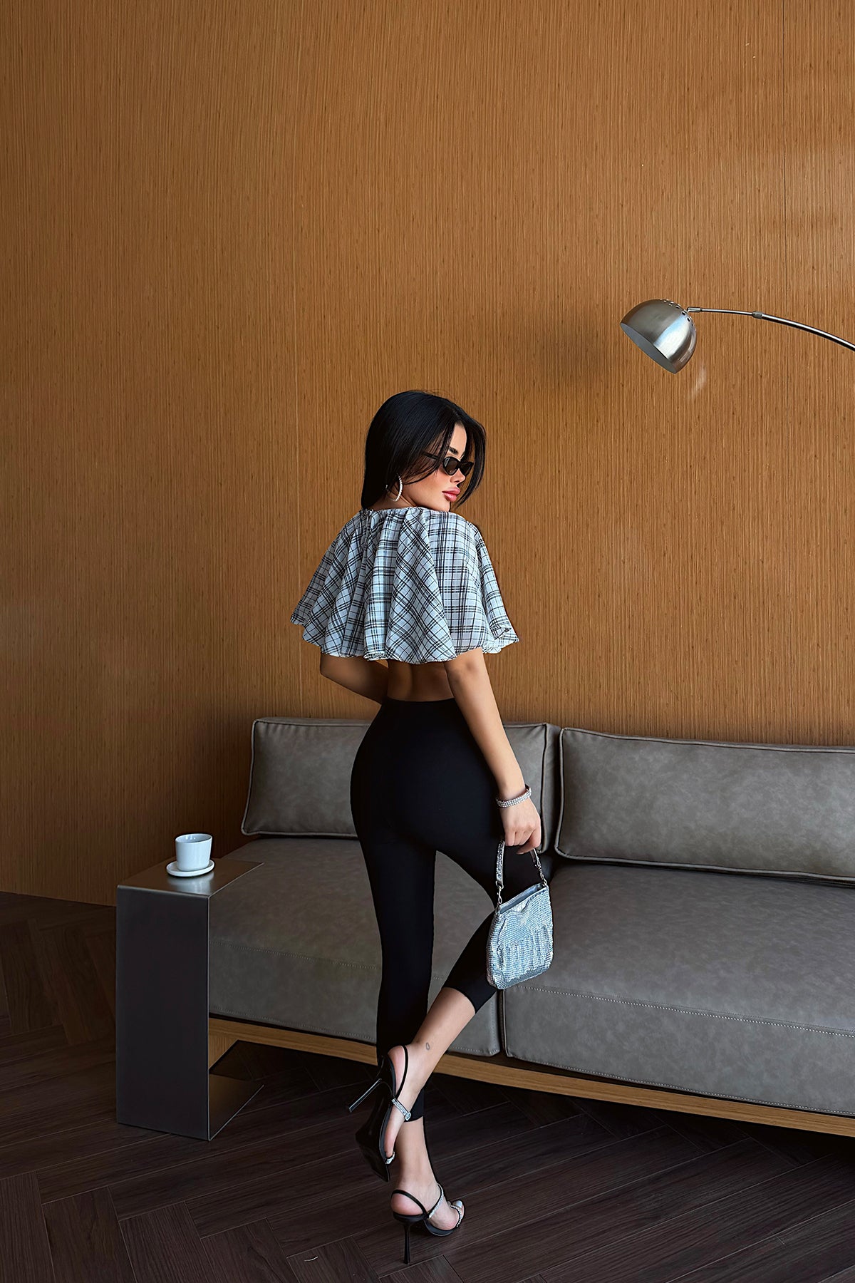 Beyaz Bahu Crop Bluz 16