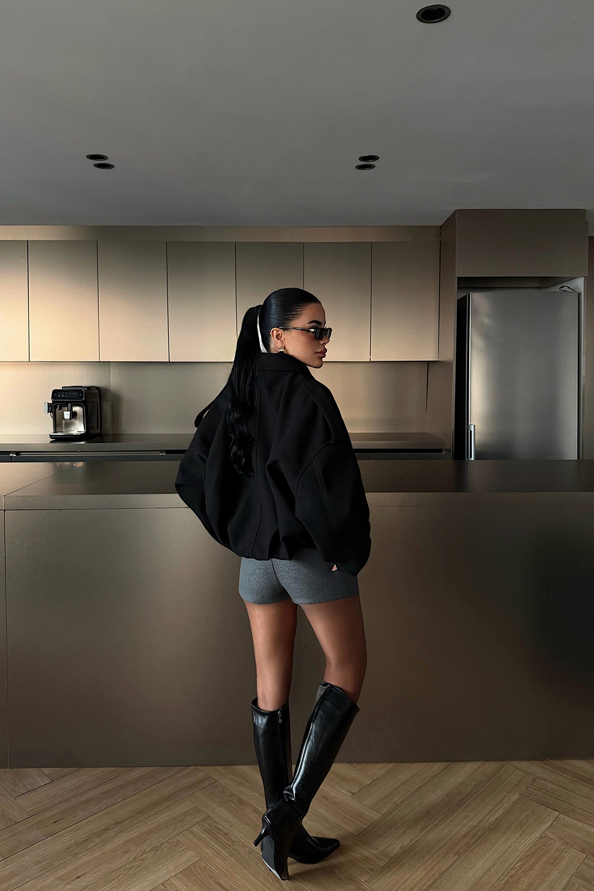 Black Bomber Jacket
