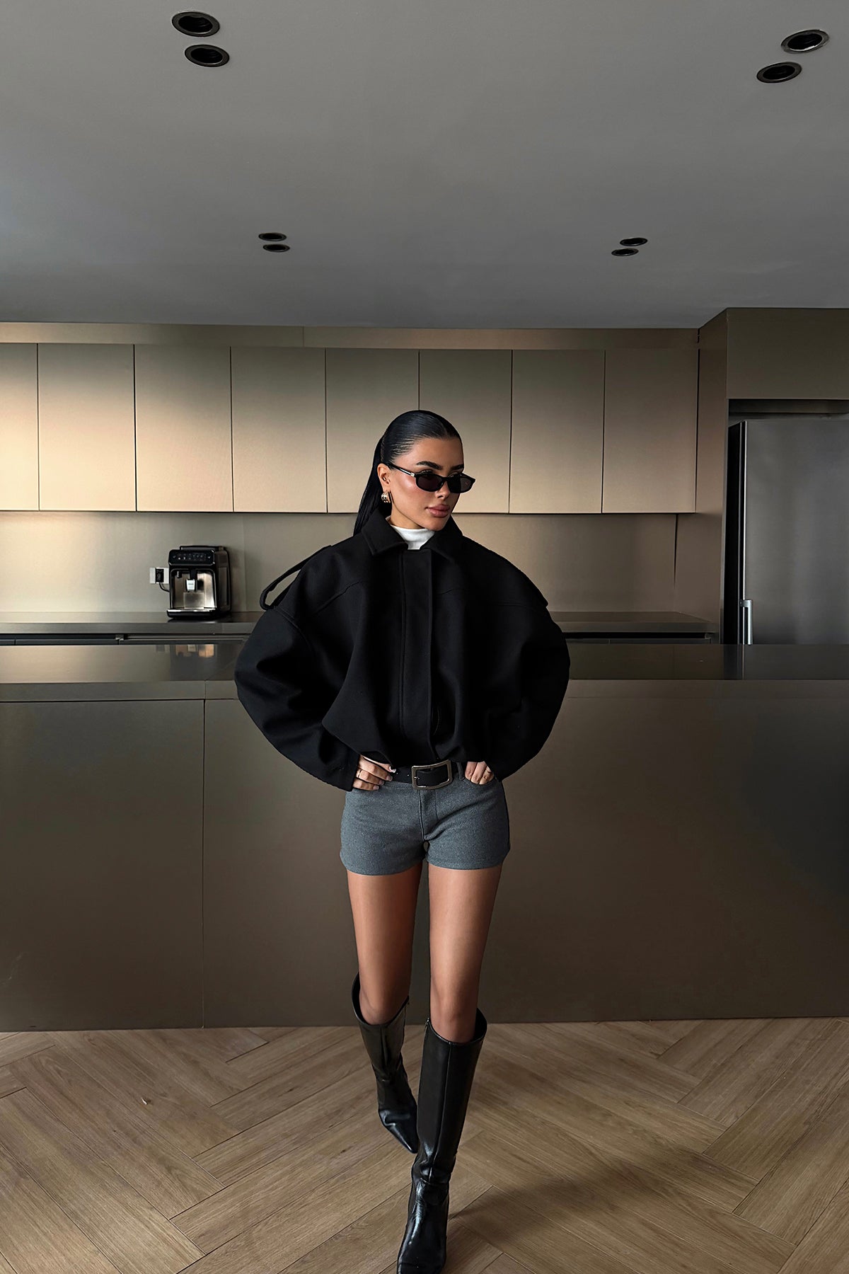 Black Bomber Jacket