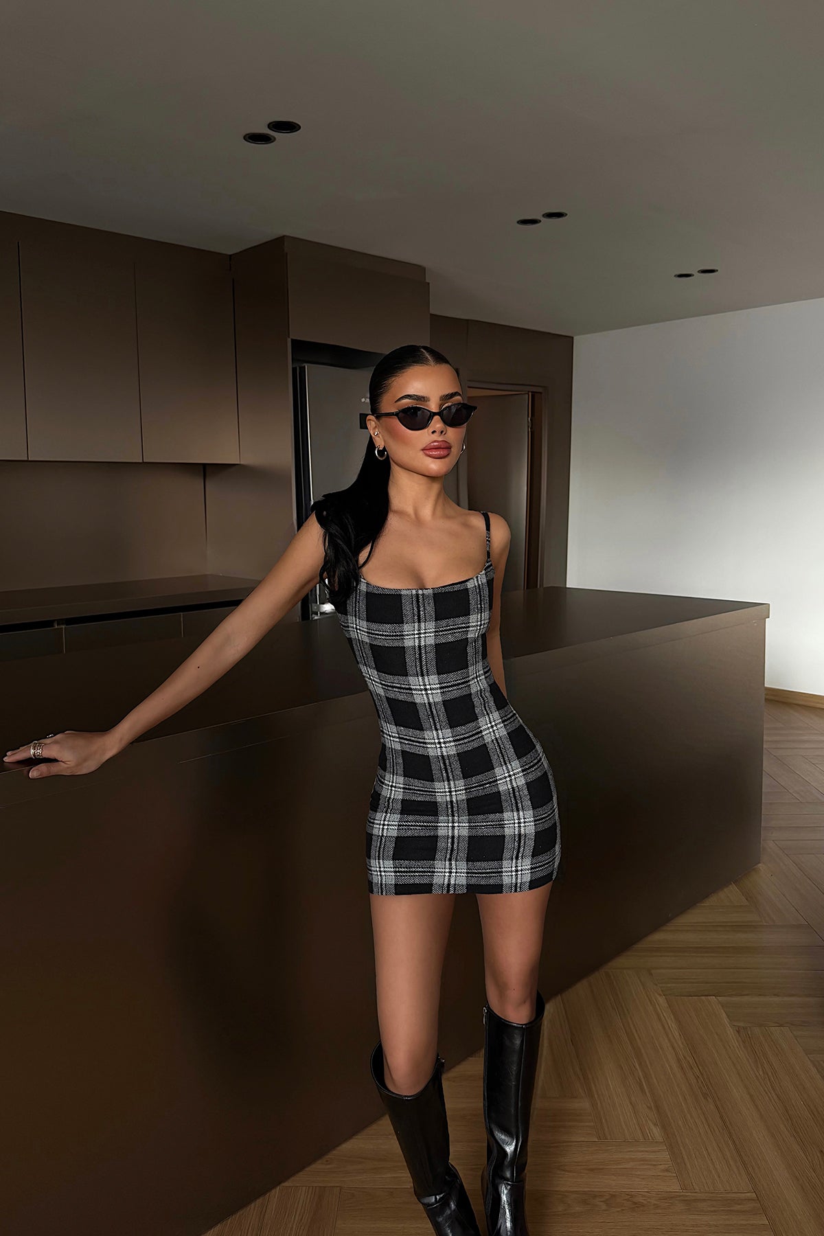 Black Strappy Mini Dress