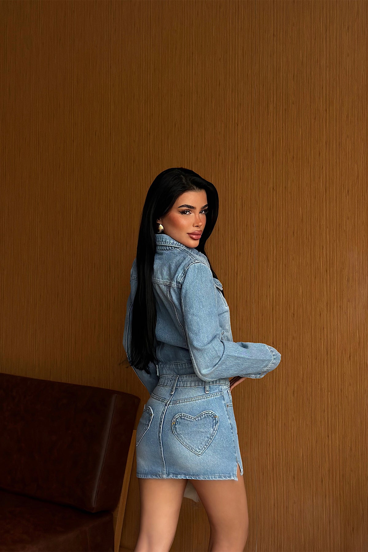 Renk: BUZ | Buz Mavisi Eyfid Denim Takım 4