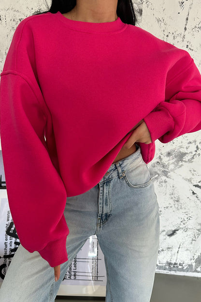 Fuchsia Oversize Sweat