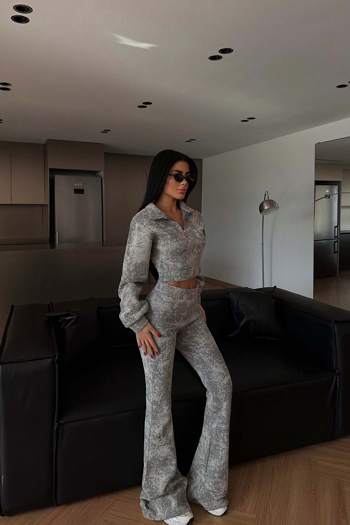 Gri Polena Eşofman Takımı 12