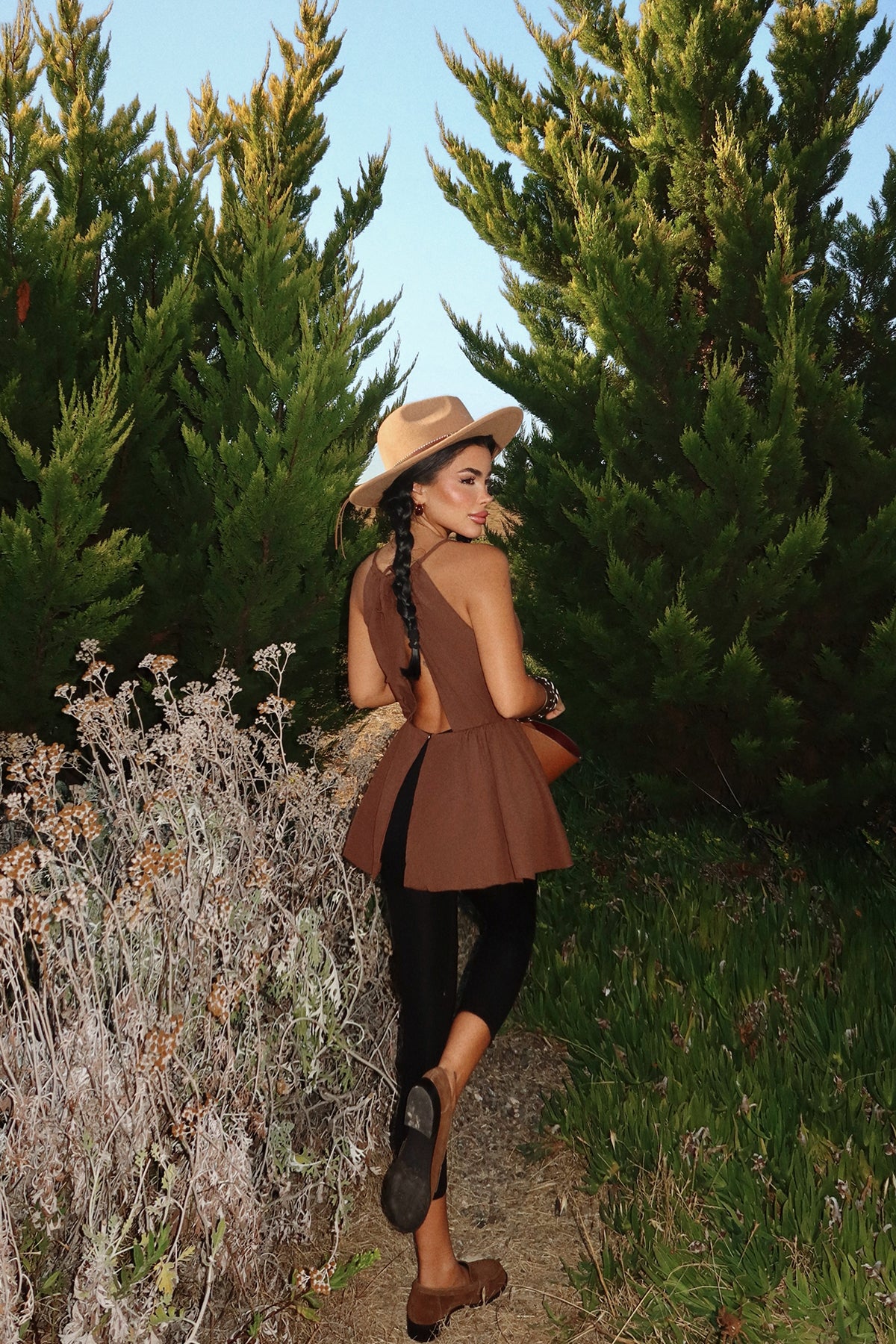 Kahverengi Smock Bluz 20