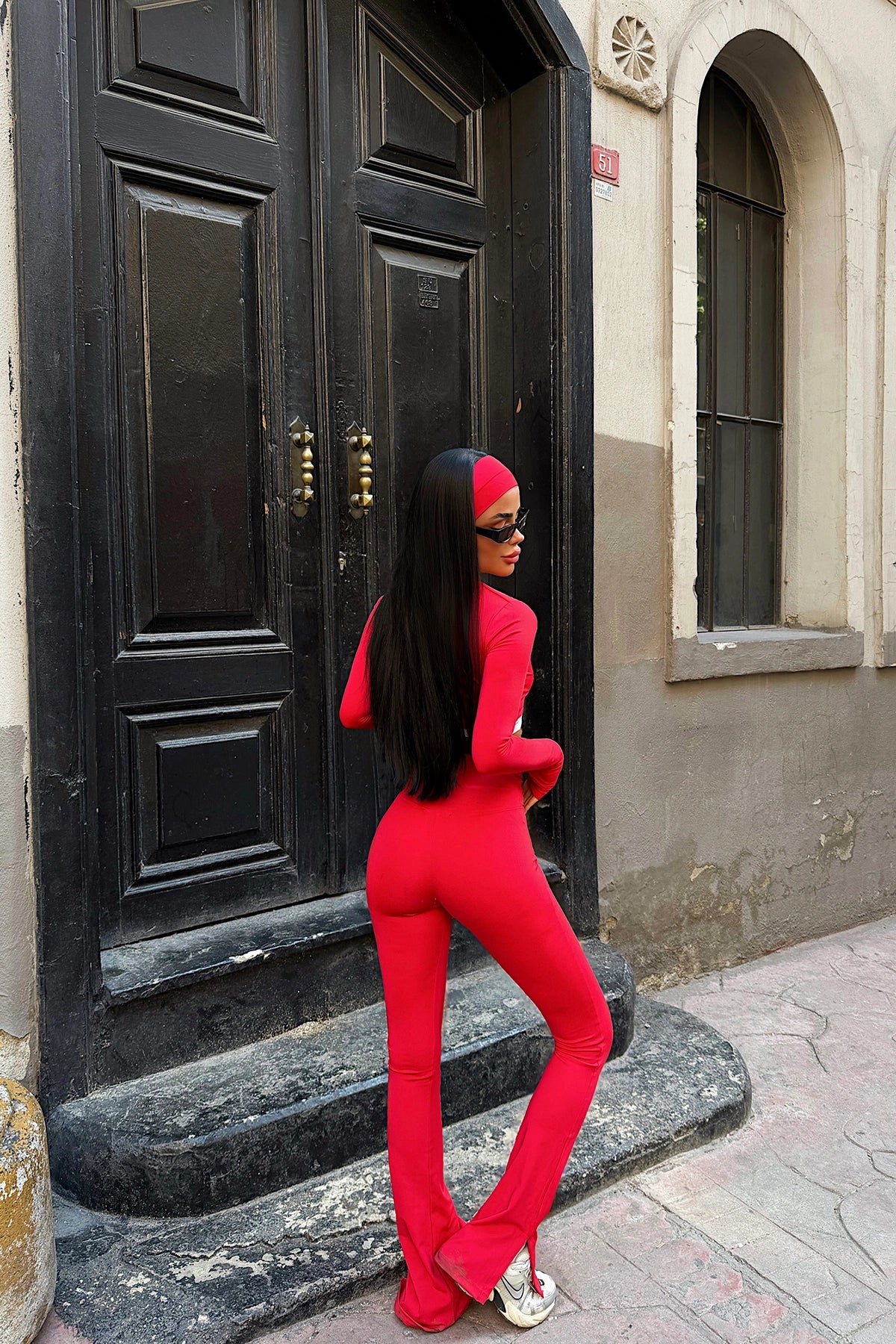 Kırmızı 4 Lü Pantolonlu Takım 20