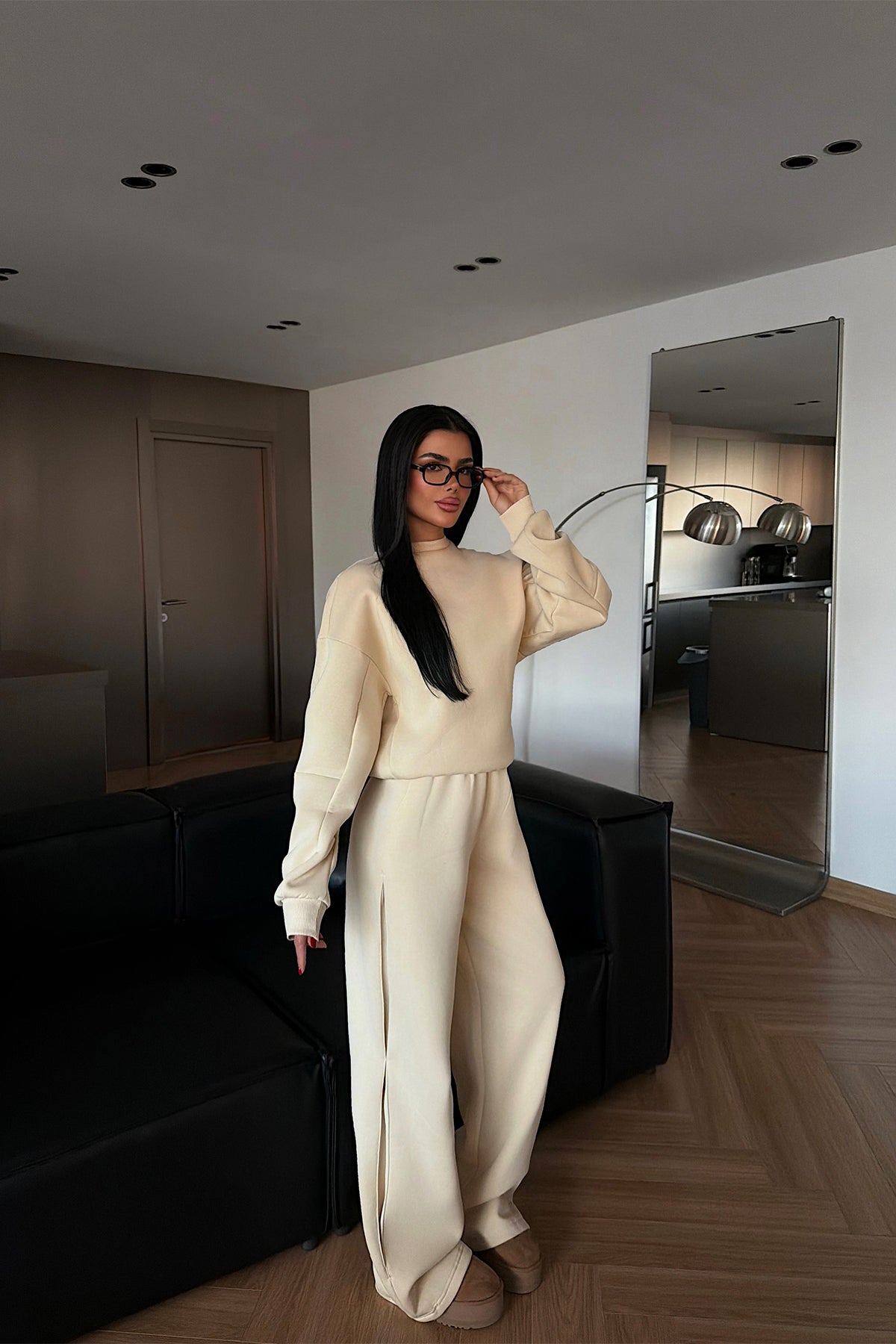 Krem Valenty Eşofman Takımı 12