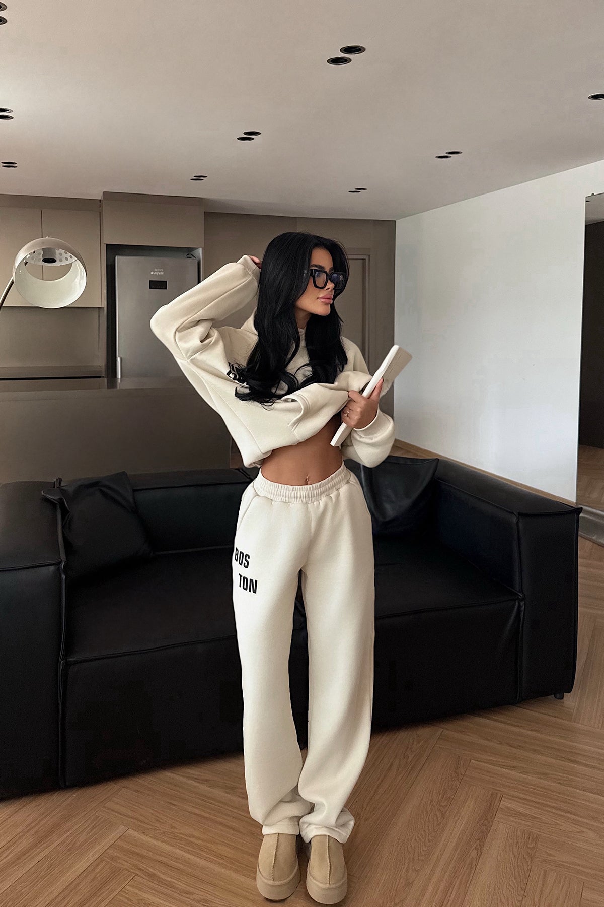 Krem Darcey Eşofman Takım 4