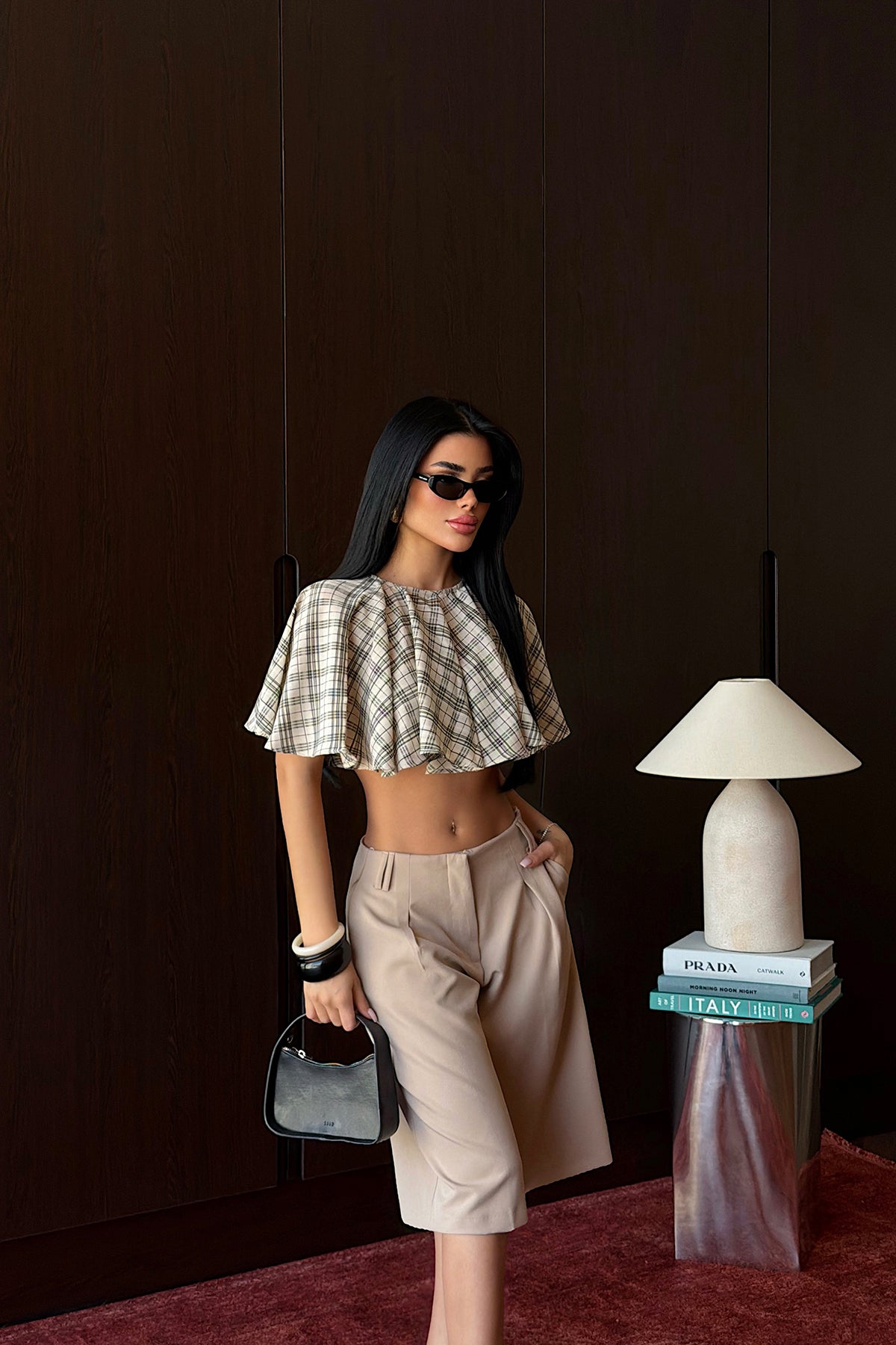 Krem Bahu Crop Bluz 12