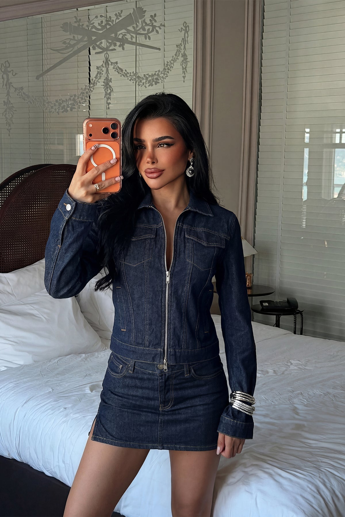 Lacivert Eyfid Denim Takım 4