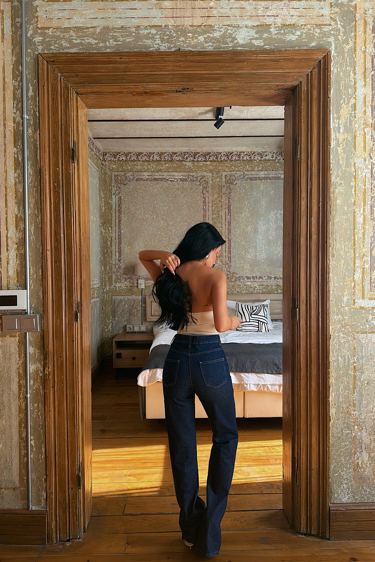 Lacivert Yüksek Bel Jean ATE5008 20