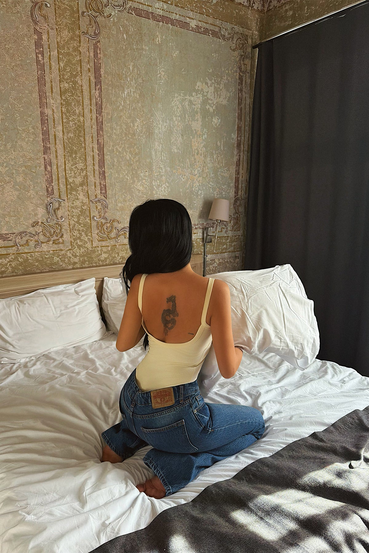 Lacivert Yüksek Bel Jean ATE502 16