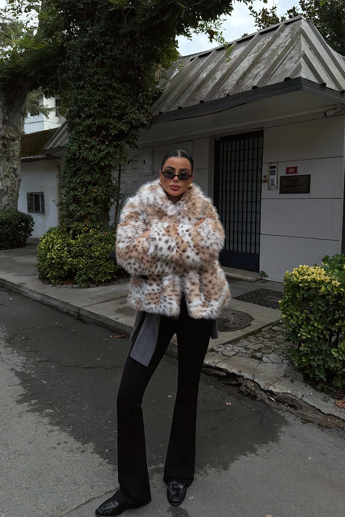 Leopar Delora Leopar Desenli Kürk 16