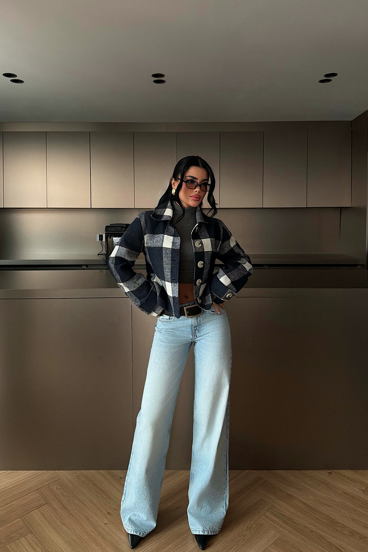 Navy Cashmere Jacket