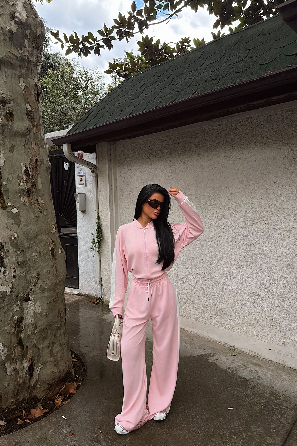 Pembe Fermuar Detay 3 Lü Takım 16