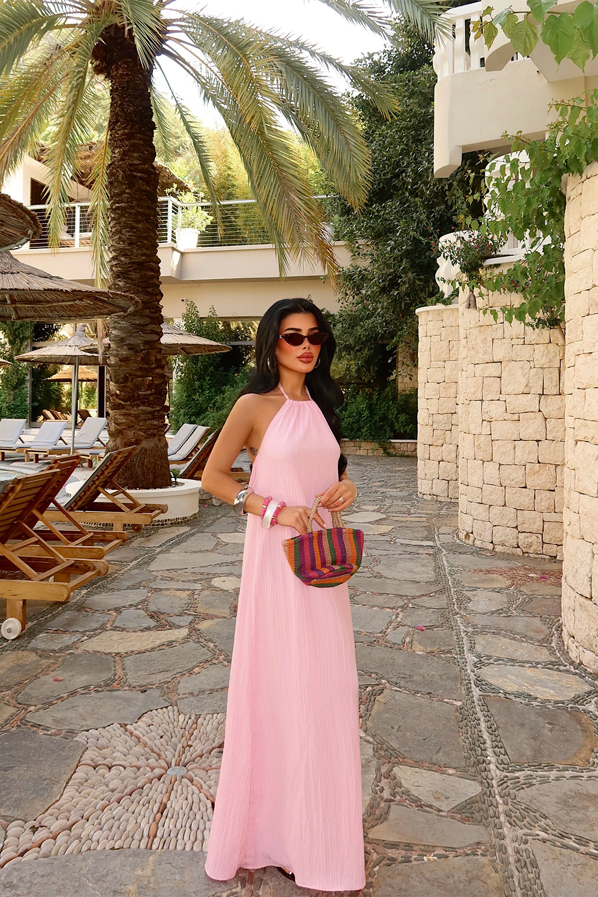 Pembe Hebbi Elbise 8