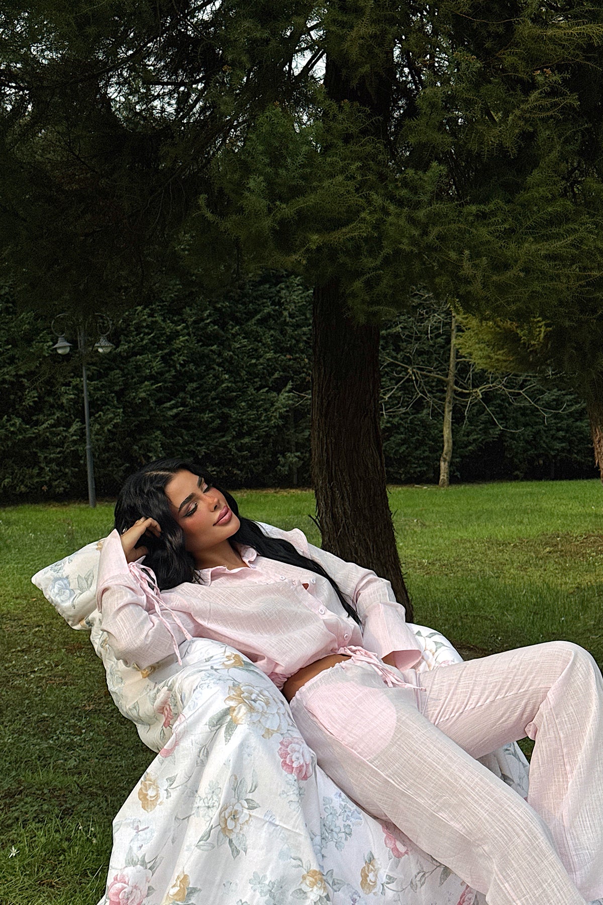 Powder Pink Shirt and Pants Set