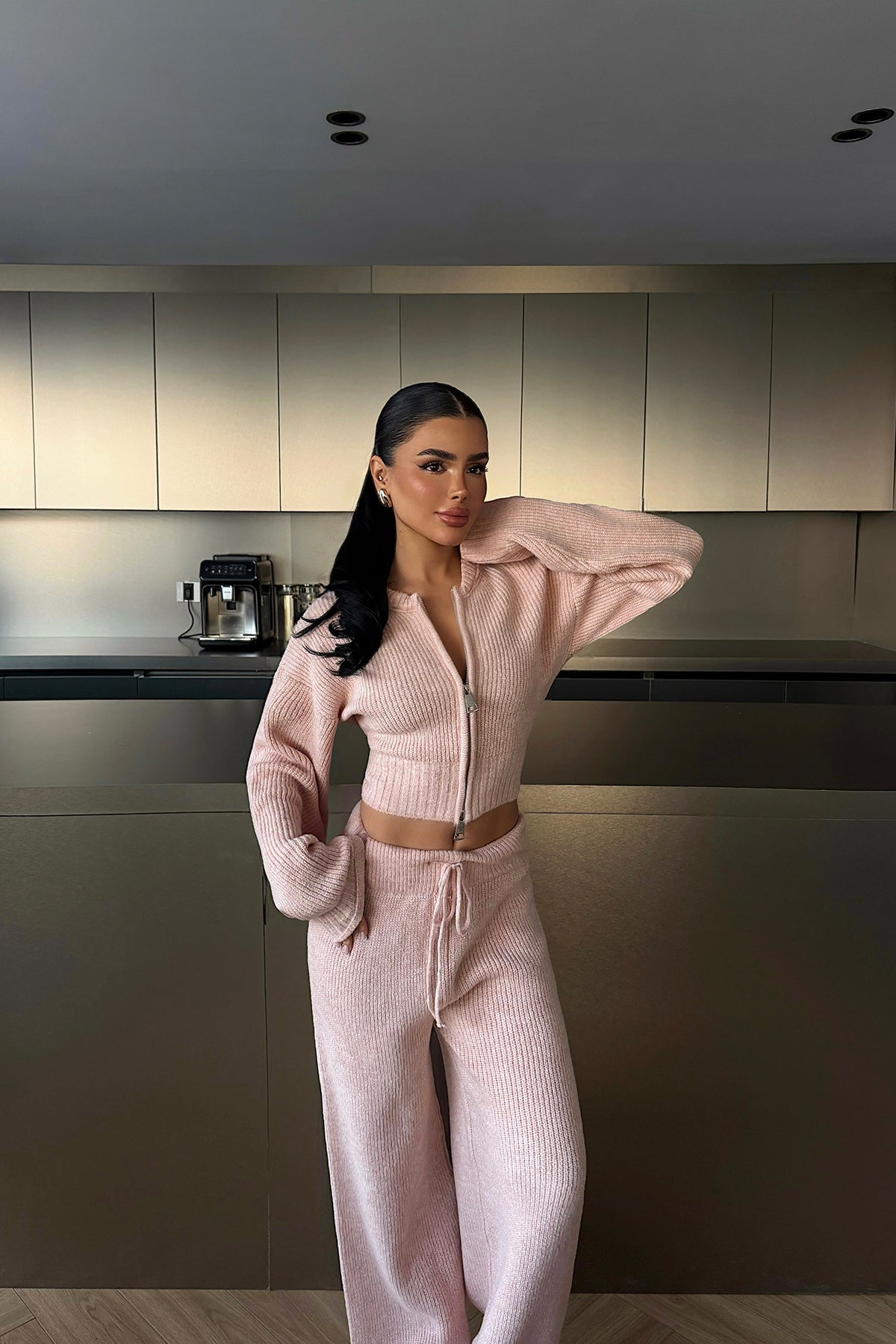 Powder Pink Trouser Suit