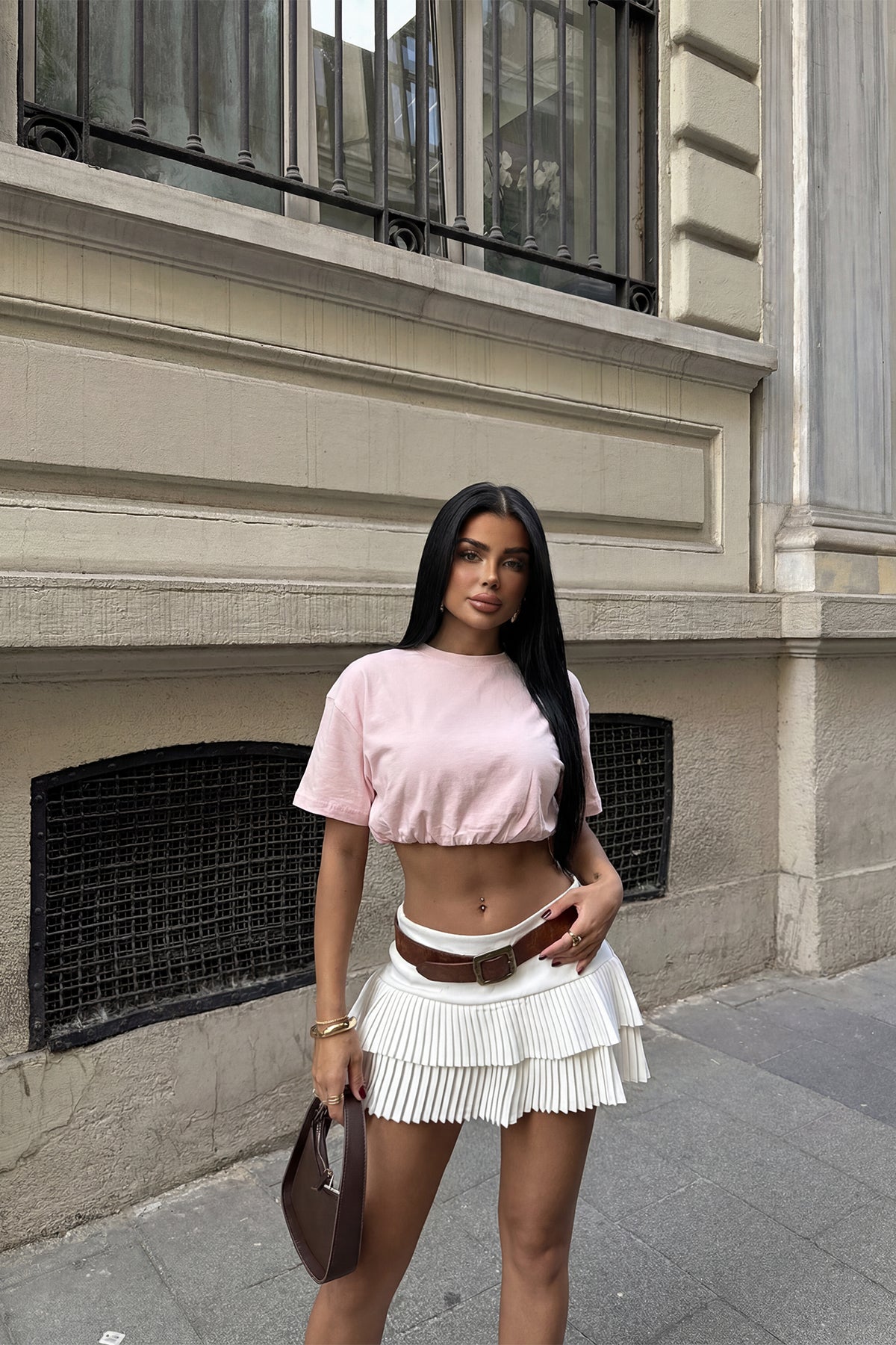 Pudra Basic Crop Top ATE5682 4