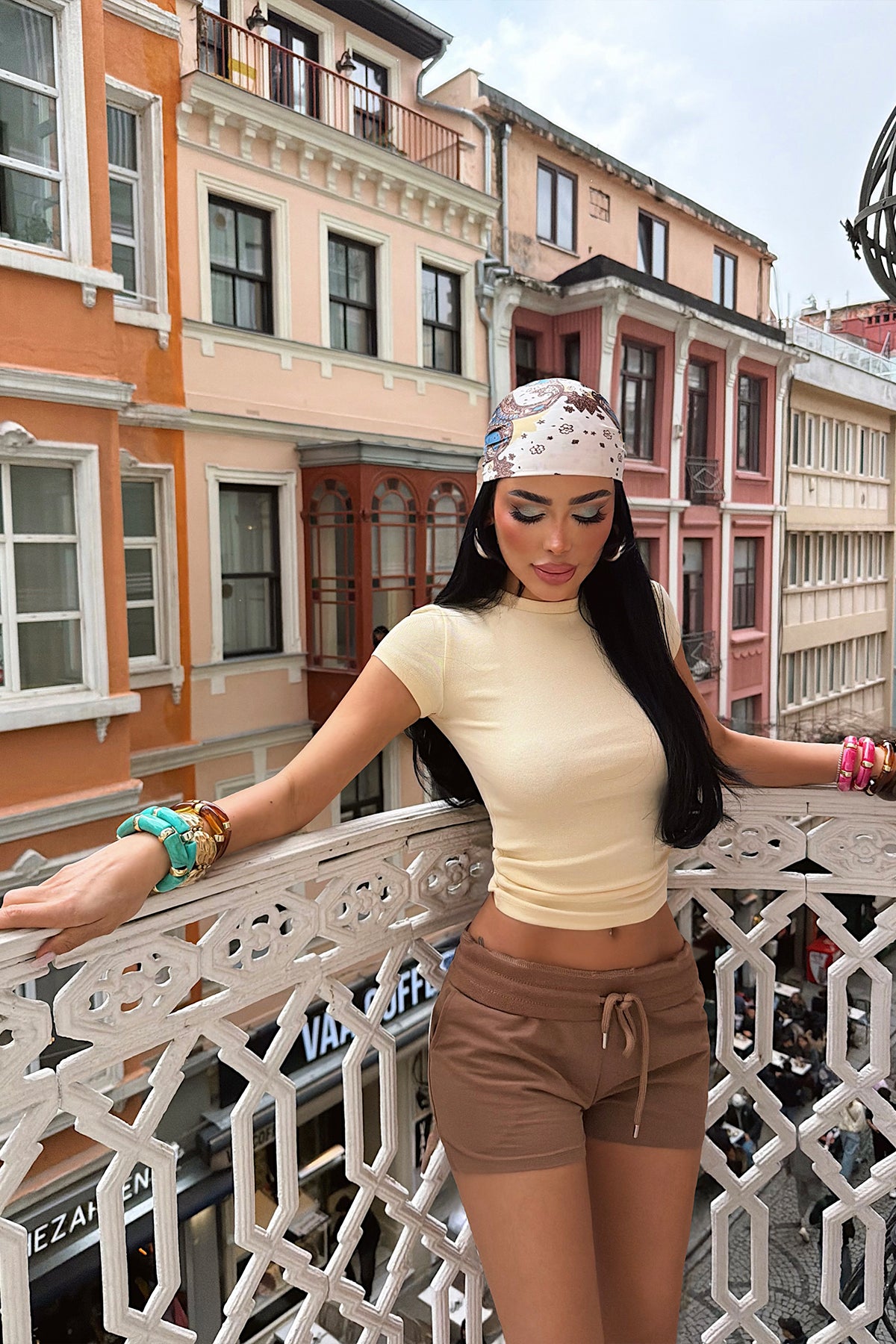 Sarı Kebo Crop Top 12