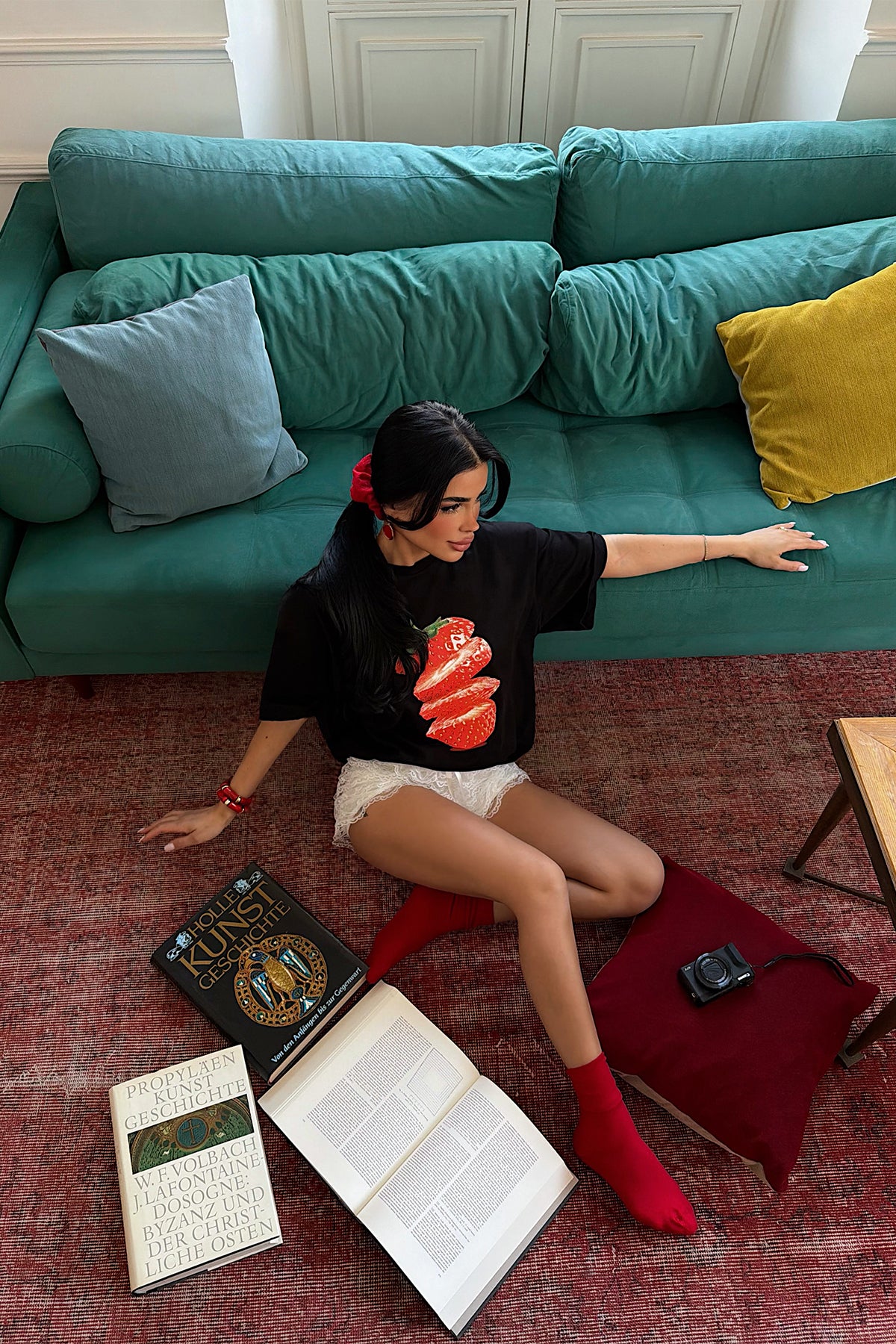Siyah Stroberi Tshirt 4
