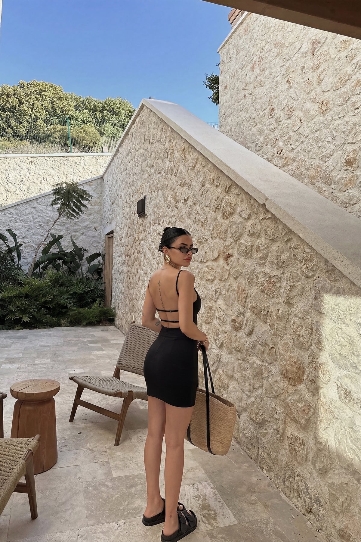 Siyah Dioni Elbise 12